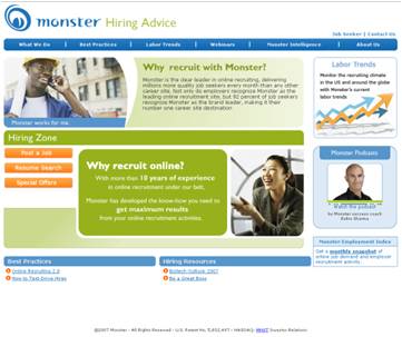 Redesigned landing page for unified content